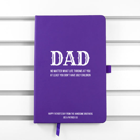 No Matter What Dad A5 Notebook