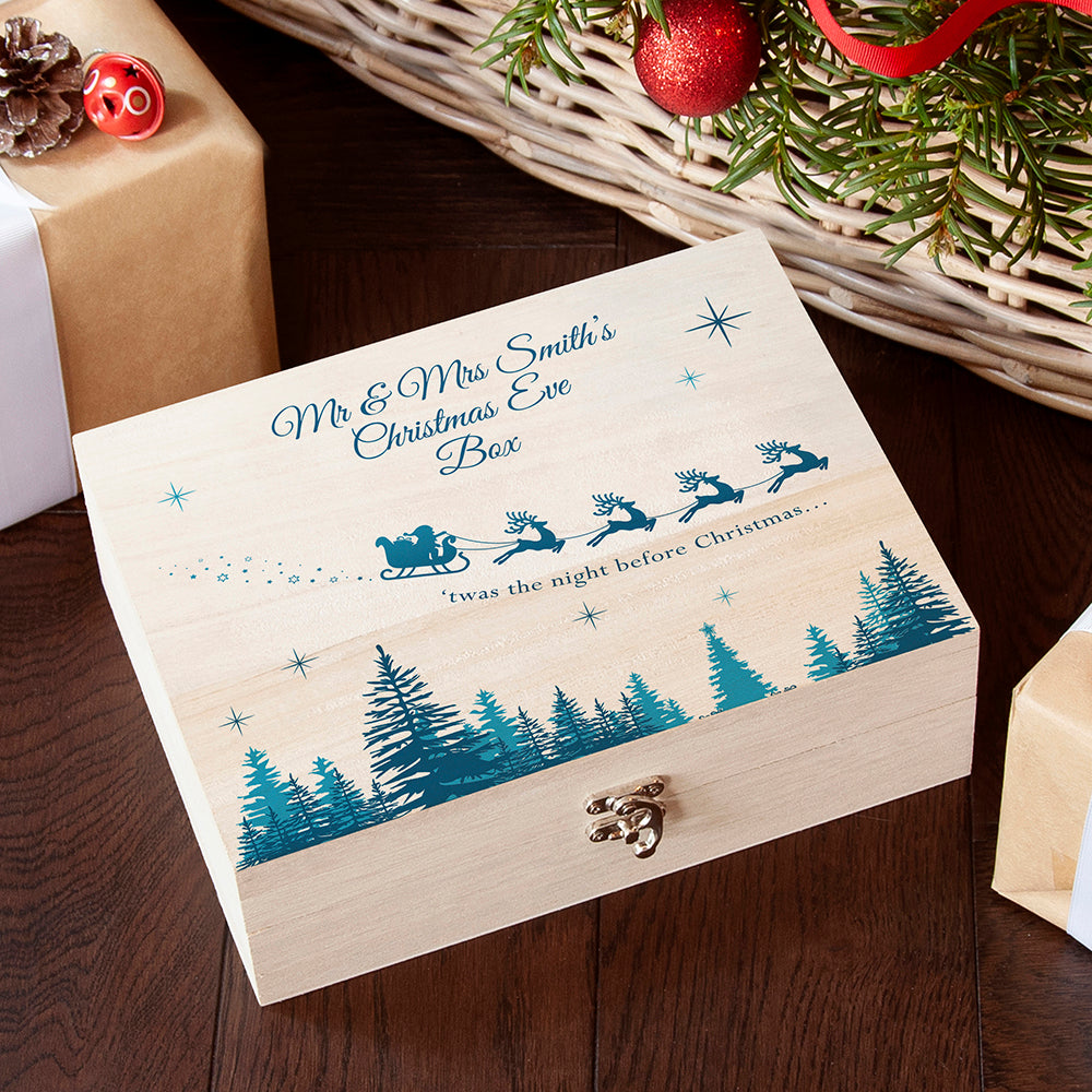 Personalised T'was The Night Before Christmas Box 