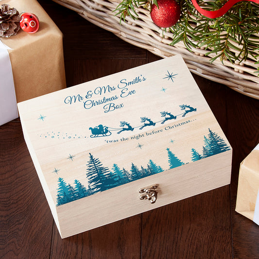 Personalised T'was The Night Before Christmas Box 