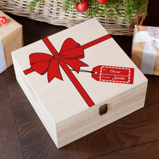 Personalised All Wrapped Up Christmas Eve Box 