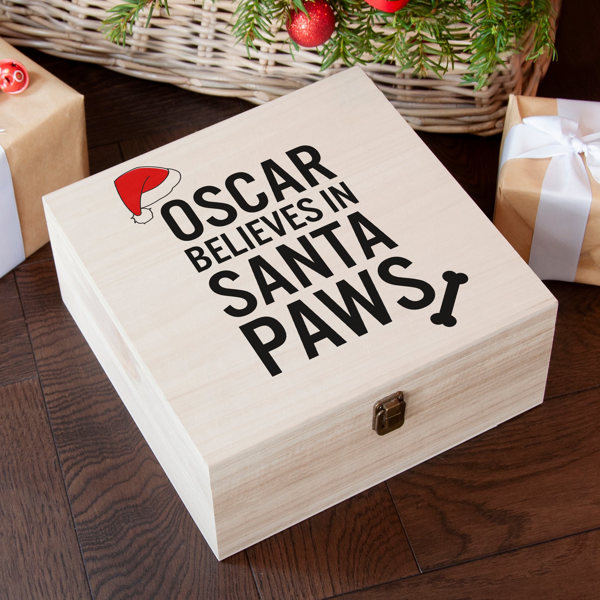 Personalised Pets Santa Paws Christmas Eve Box