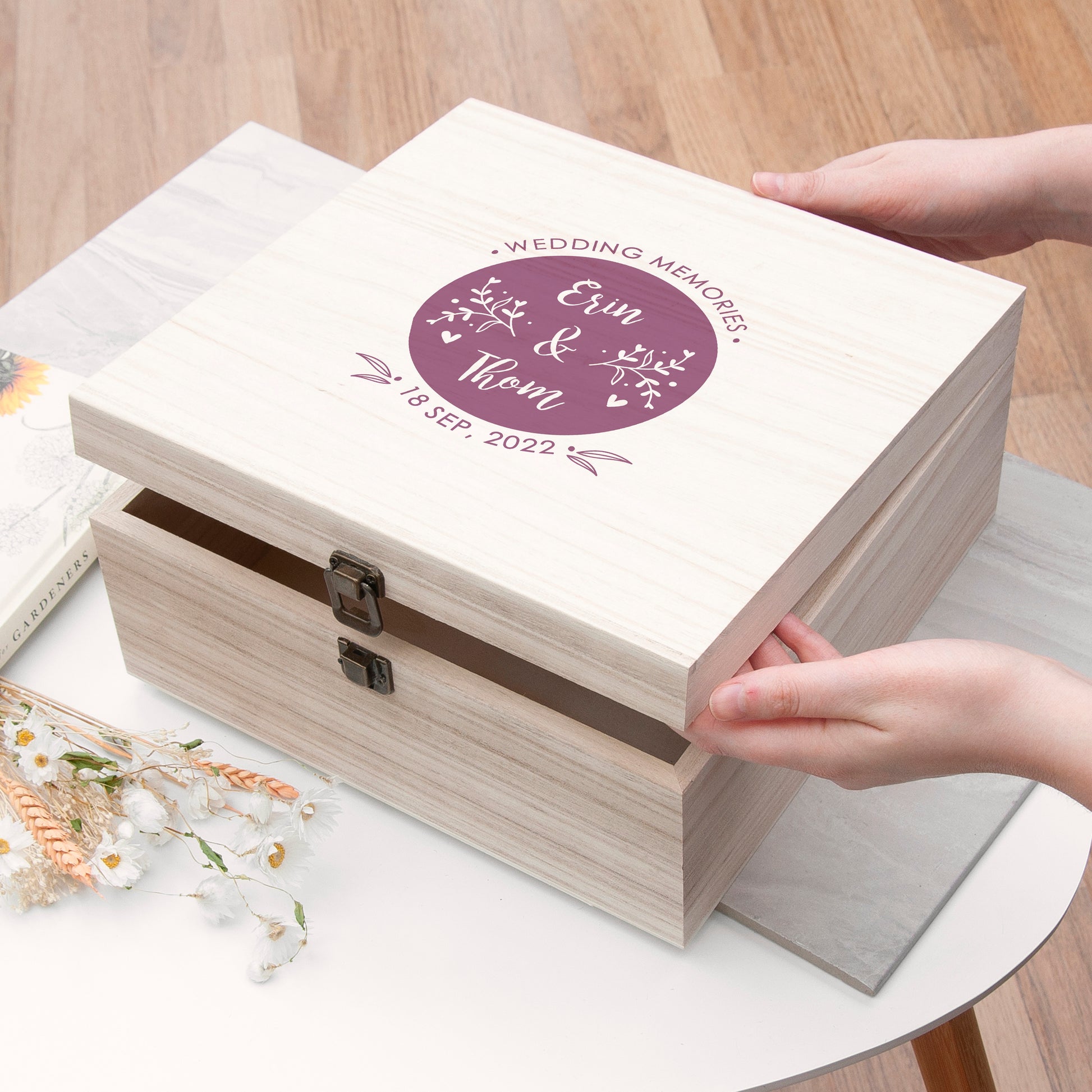 Personalised Wedding Memory Box