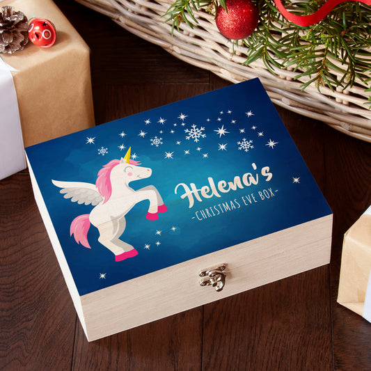Personalised Baby Unicorn Christmas Eve Box
