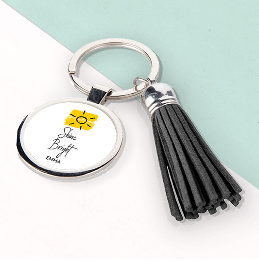 Shine Bright Tassle Keyring