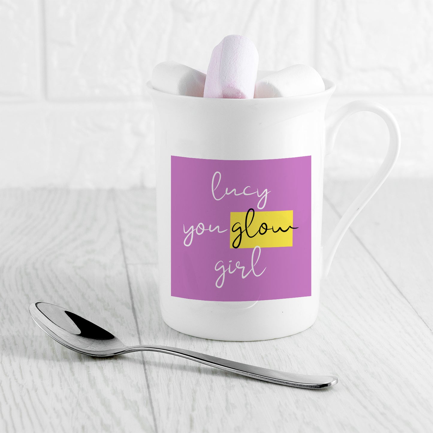You Glow Girl Bone China Mug