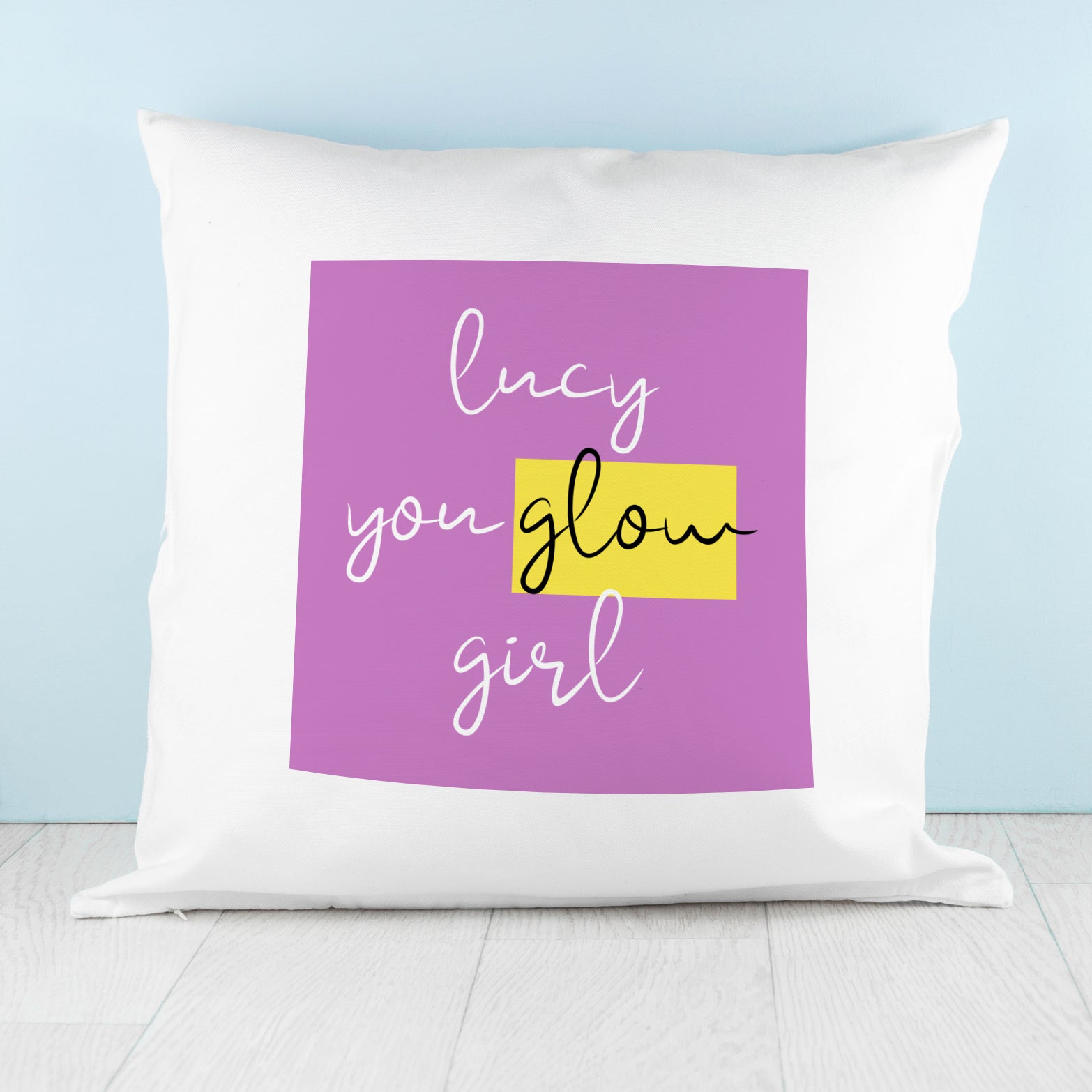 You Glow Girl Cushion Cover
