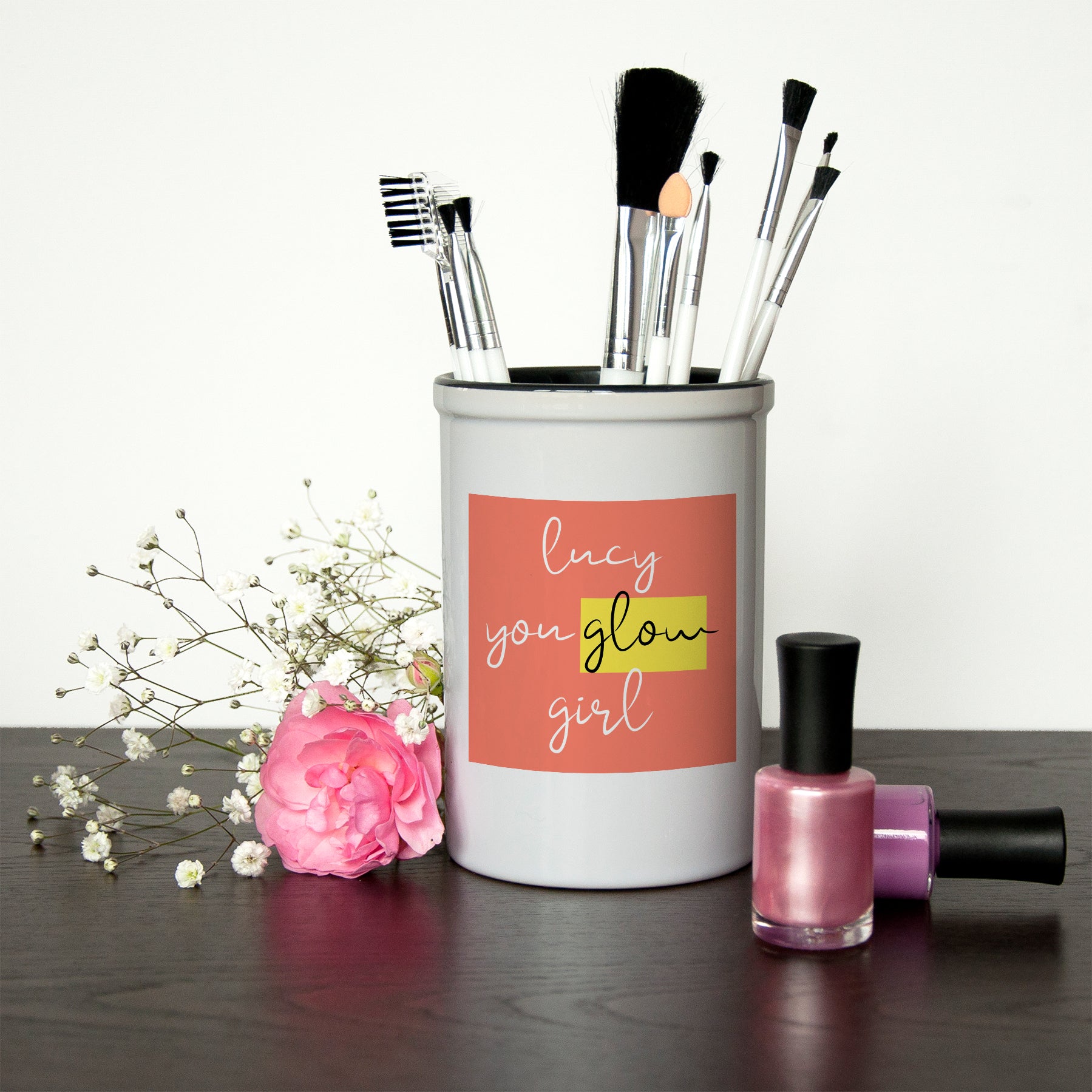 You Glow Girl Brush Holder