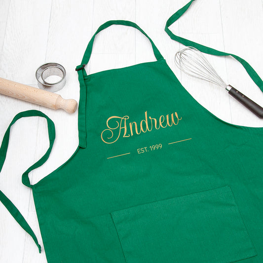 Personalised Birthday Est. Apron