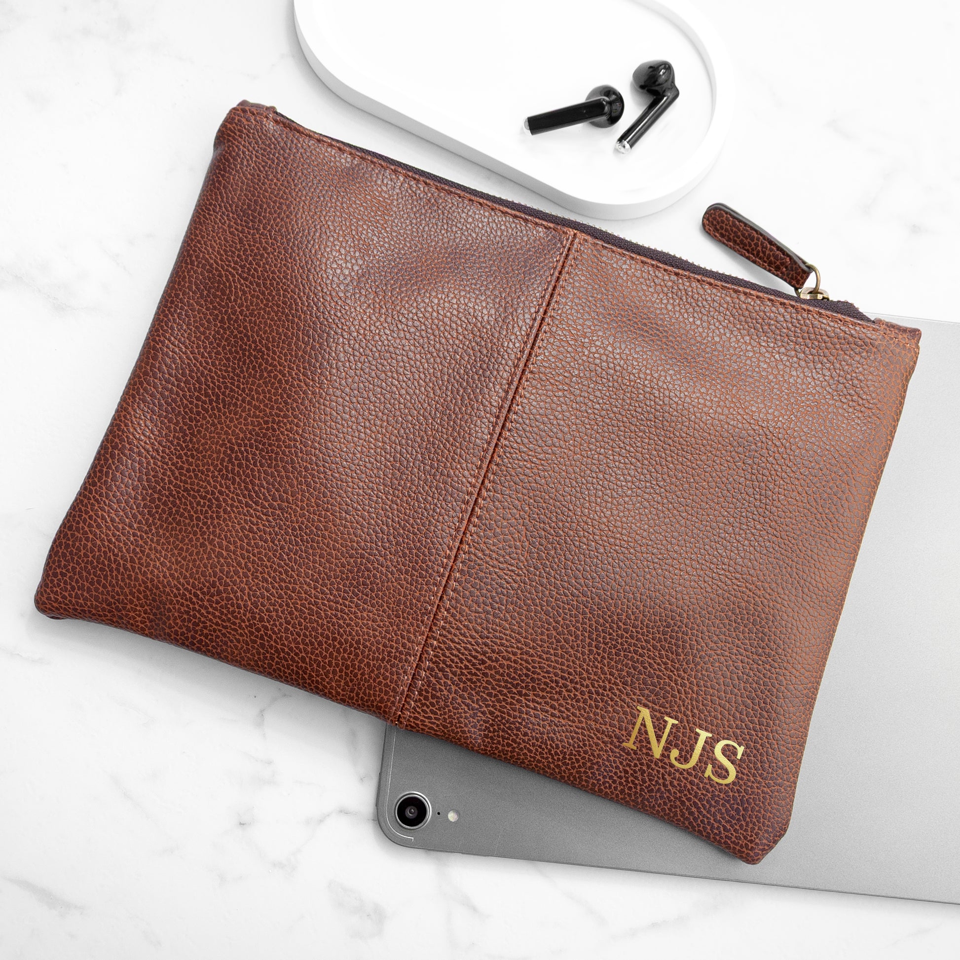 Monogrammed Accessory Pouch