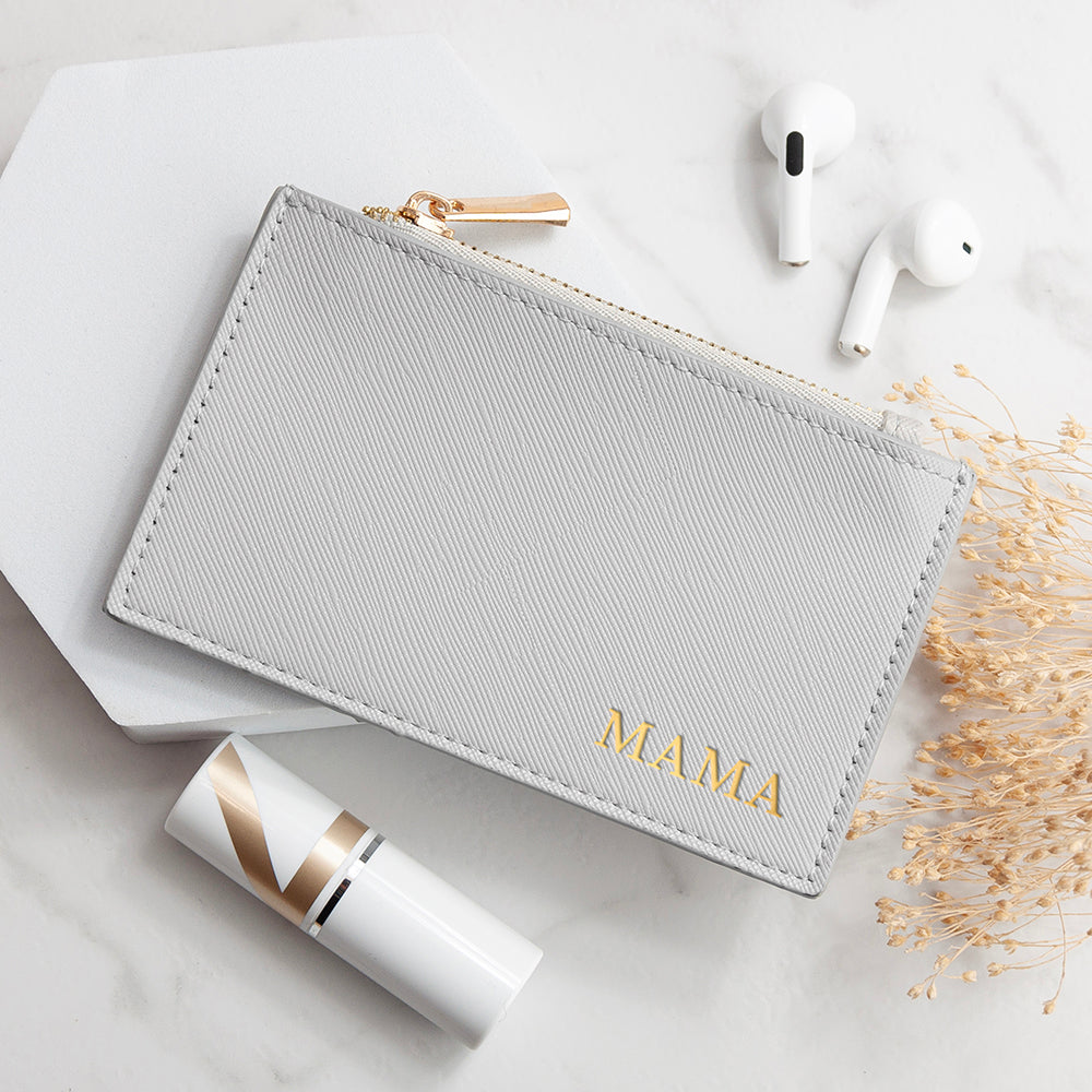 Personalised Sleek Vegan Leather Cardholder