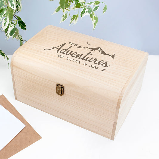 Personalised Adventure Keepsake Chest