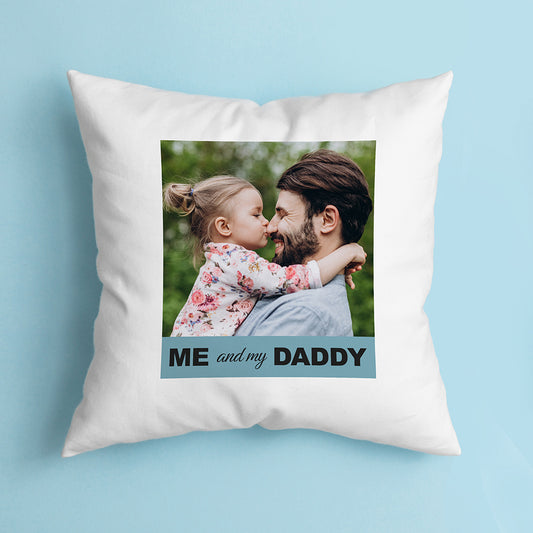Dad’s Personalised Photo Cushion Cover