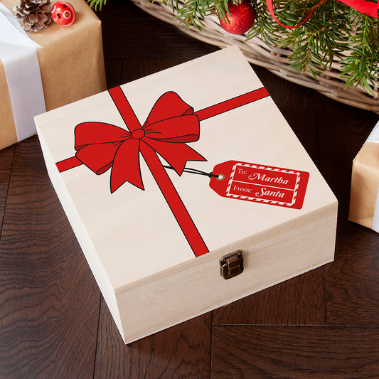 Personalised All Wrapped Up Christmas Eve Box - Medium