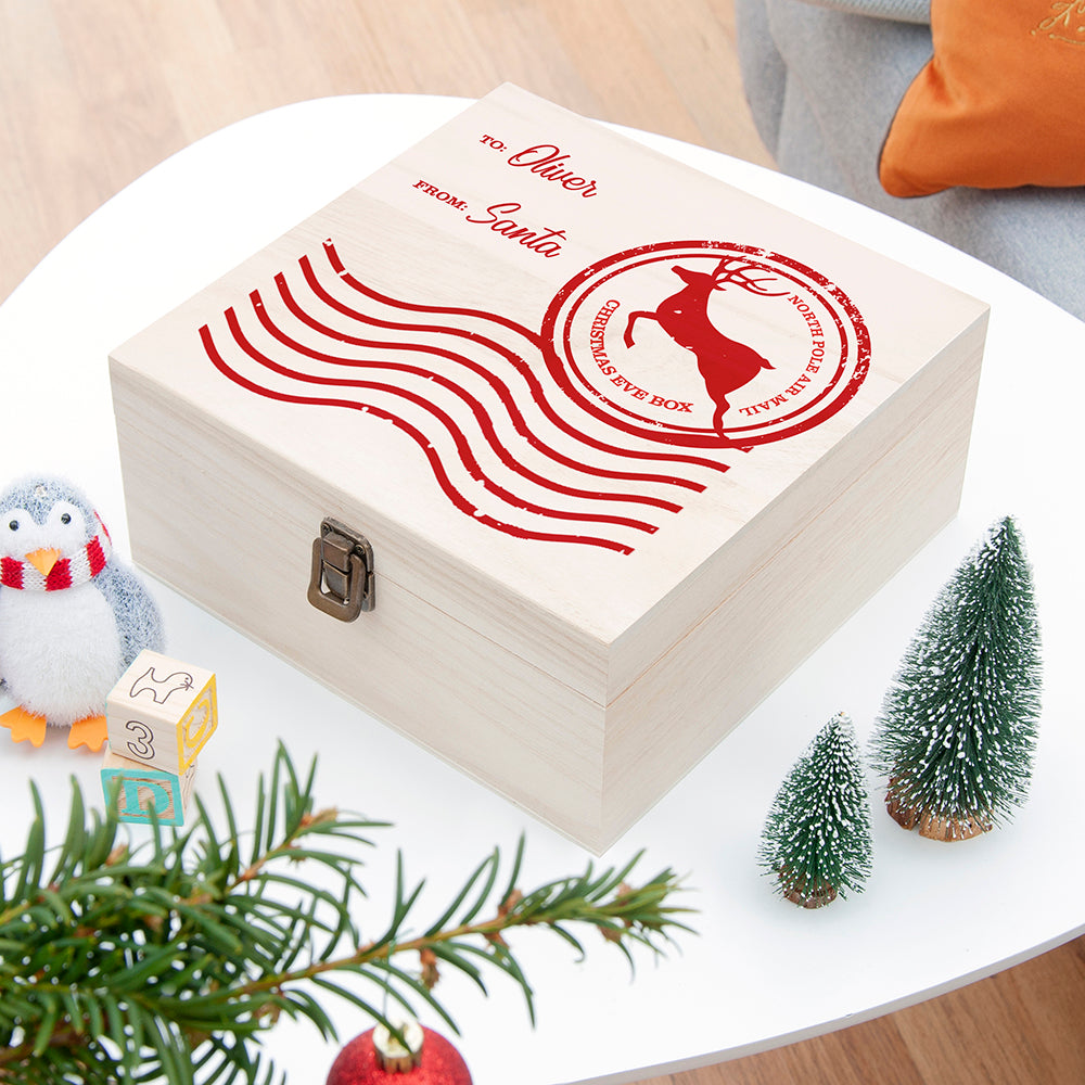 Personalised North Pole Special Delivery Christmas Eve Box - Medium