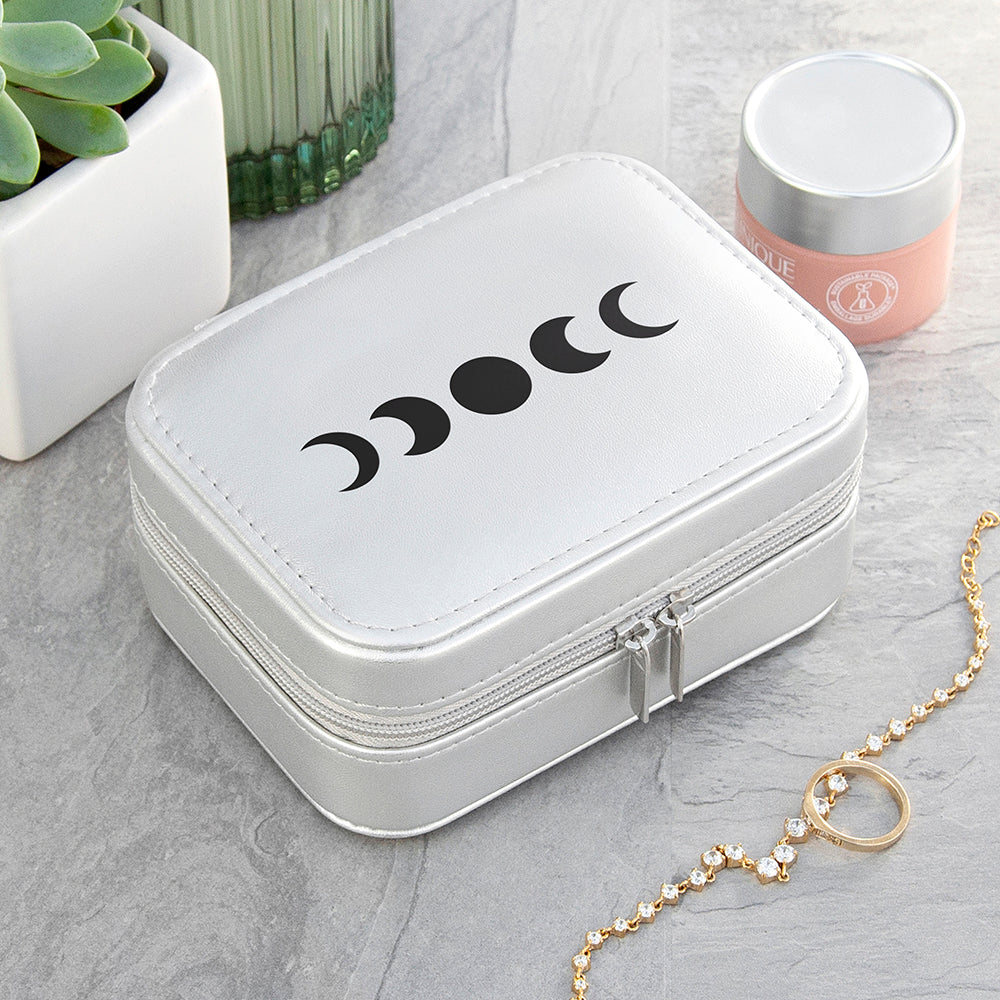 Silver Lunar Cycle Jewellery Case