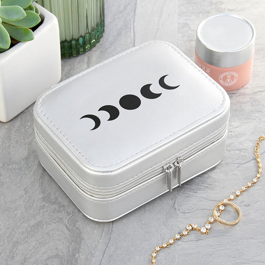 Silver Lunar Cycle Jewellery Case