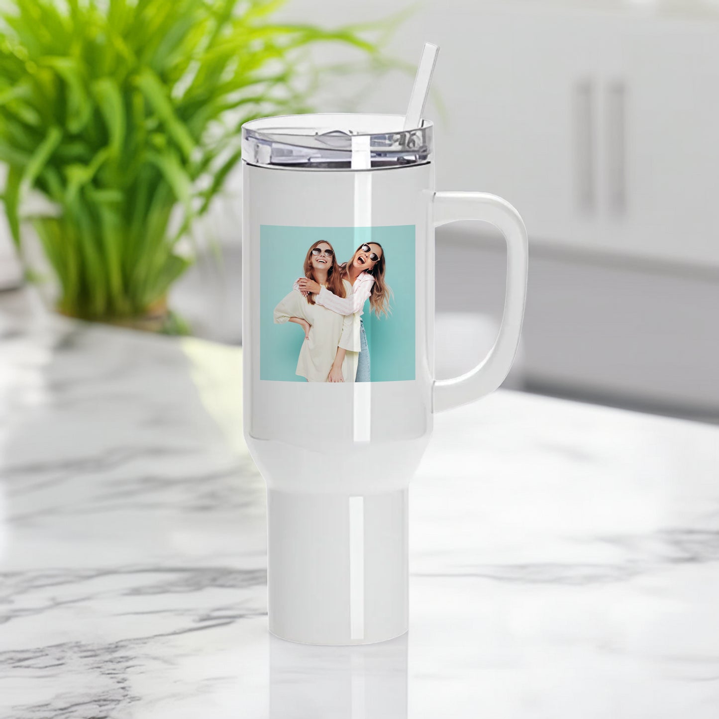 Personalised Photo Stainless Steel Tumbler Travel Mug