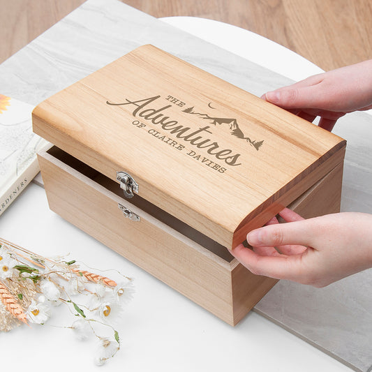 Personalised Adventure Keepsake Chest