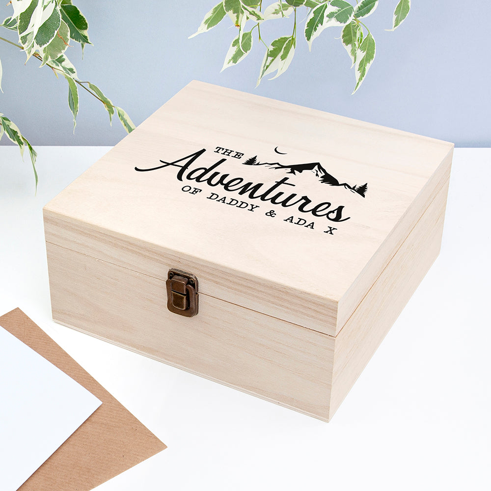 Personalised Adventure Memories Box
