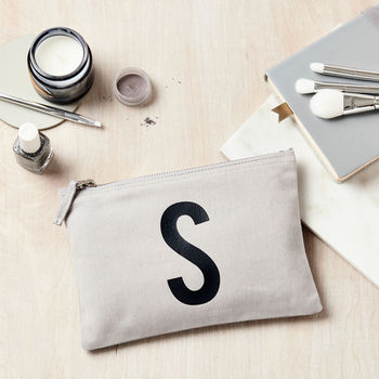 Monogrammed Make Up Bag