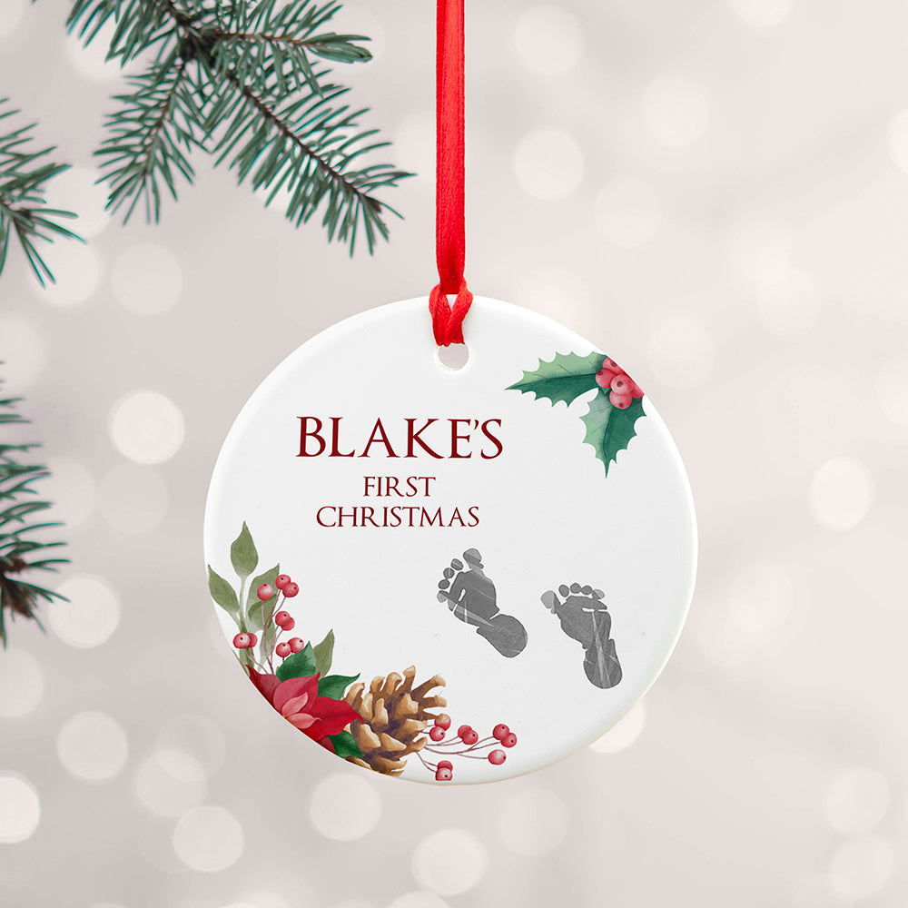 Personalised Baby's First Christmas Ornament