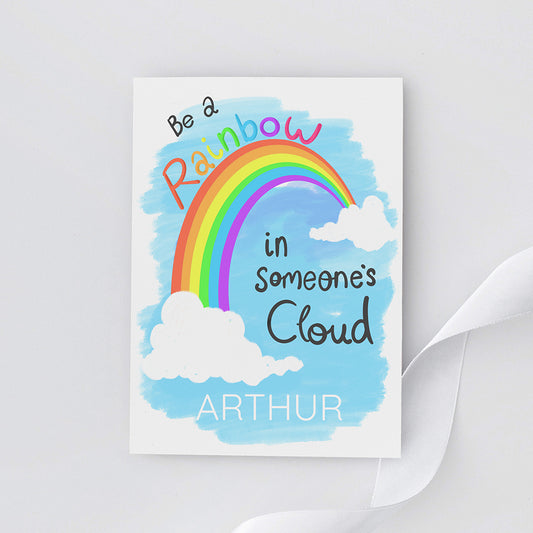 Personalised Be A Rainbow Framed Print