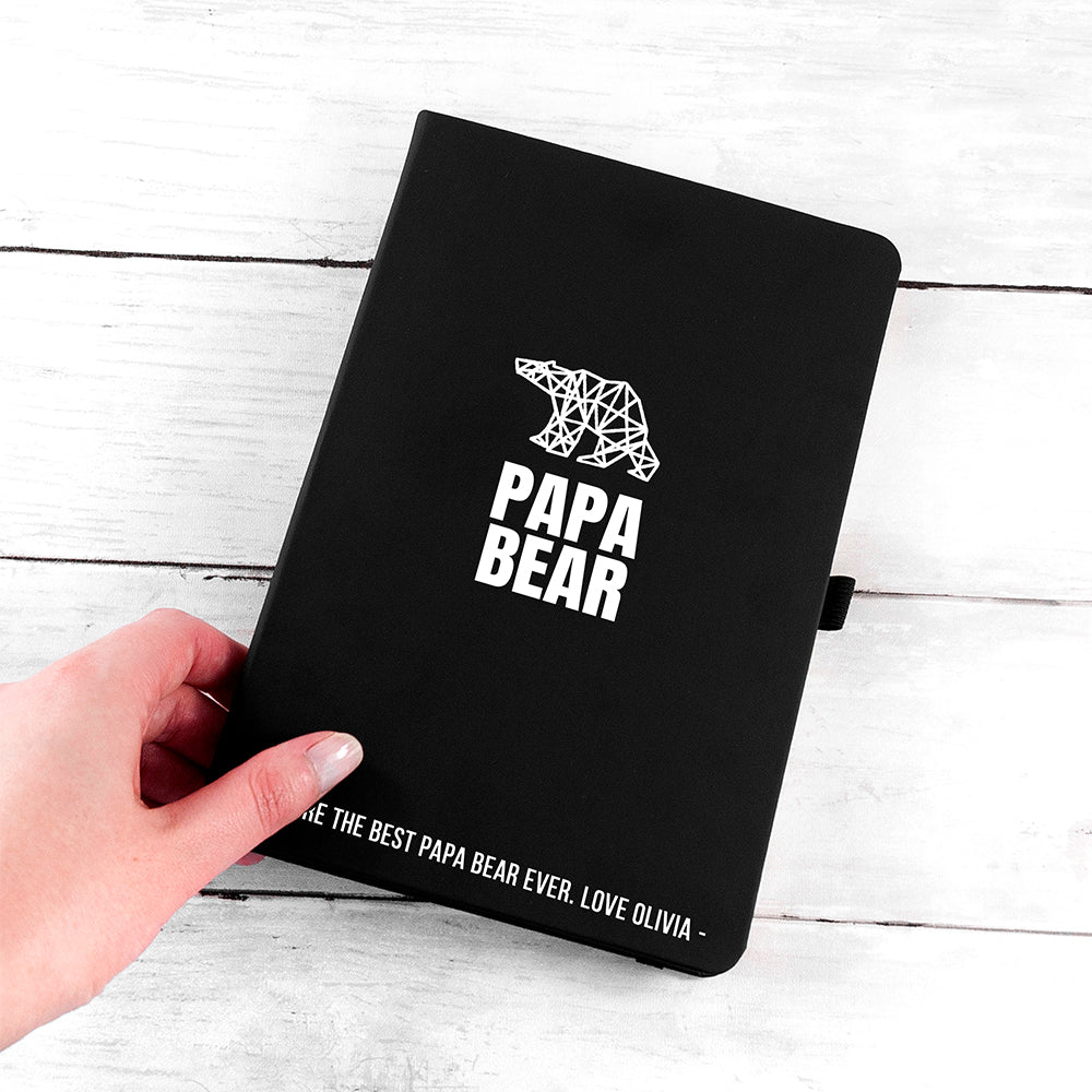 Personalised Bear A5 Notebook