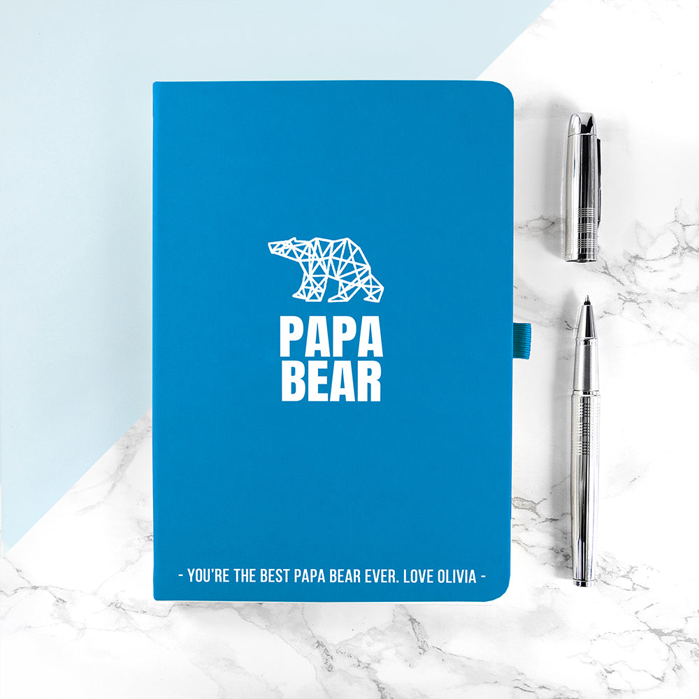 Personalised Bear A5 Notebook