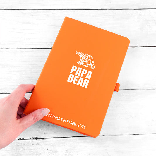 Personalised Bear A5 Notebook
