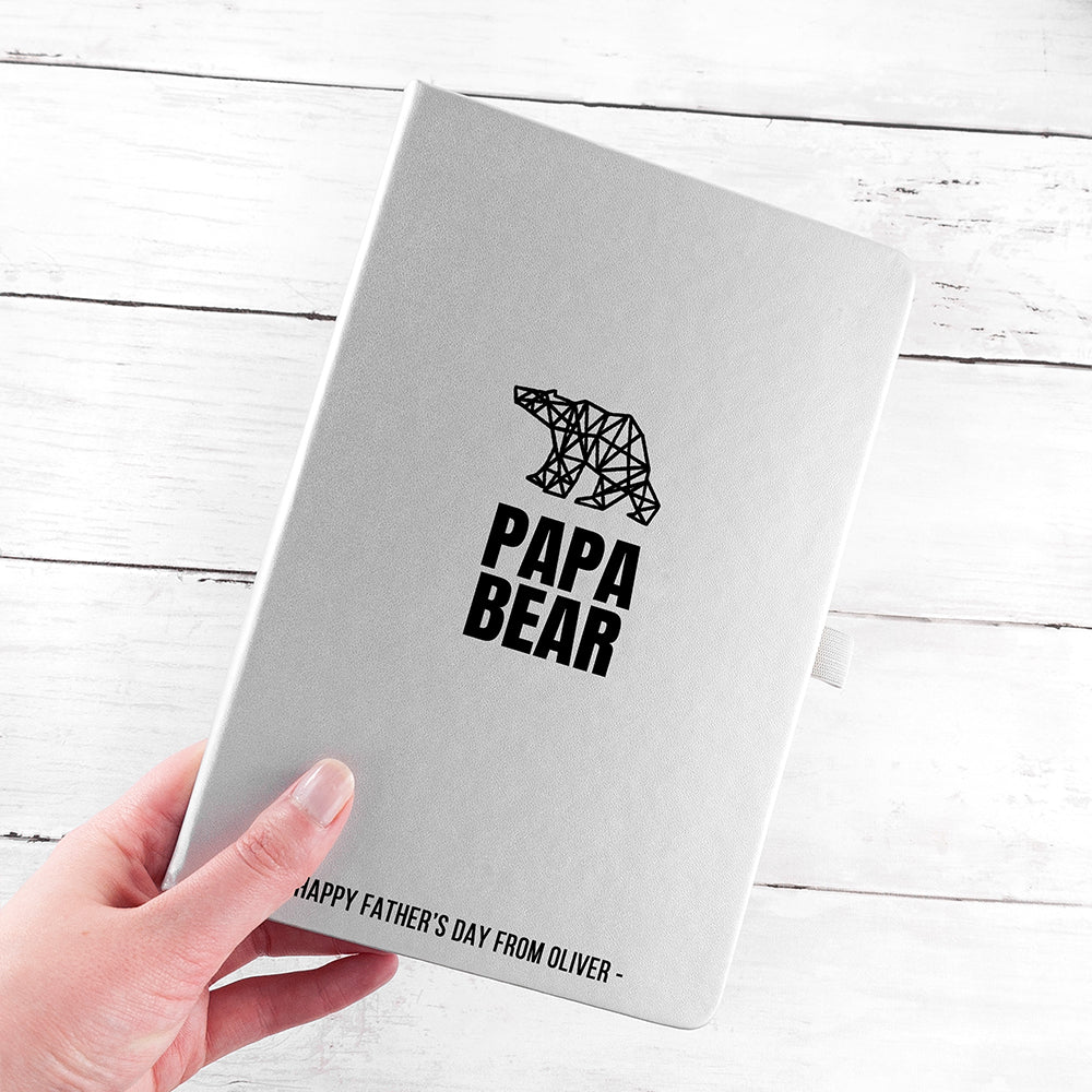 Personalised Bear A5 Notebook