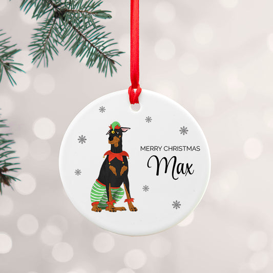 Personalised Big Dog Christmas Ornament