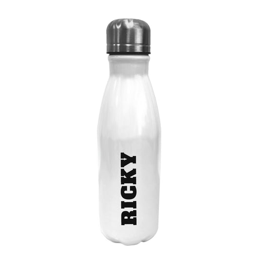 Personalised Bowling Water Bottle - Block