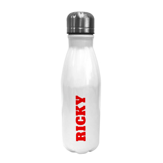 Personalised Bowling Water Bottle - Block