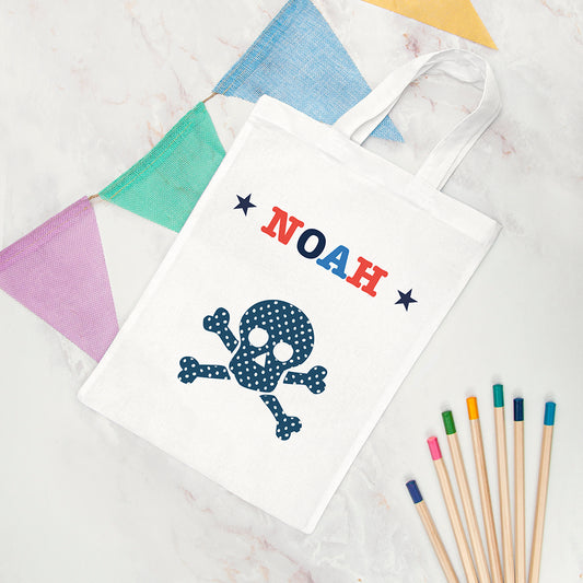 Personalised Boy's Fabric Party Bag