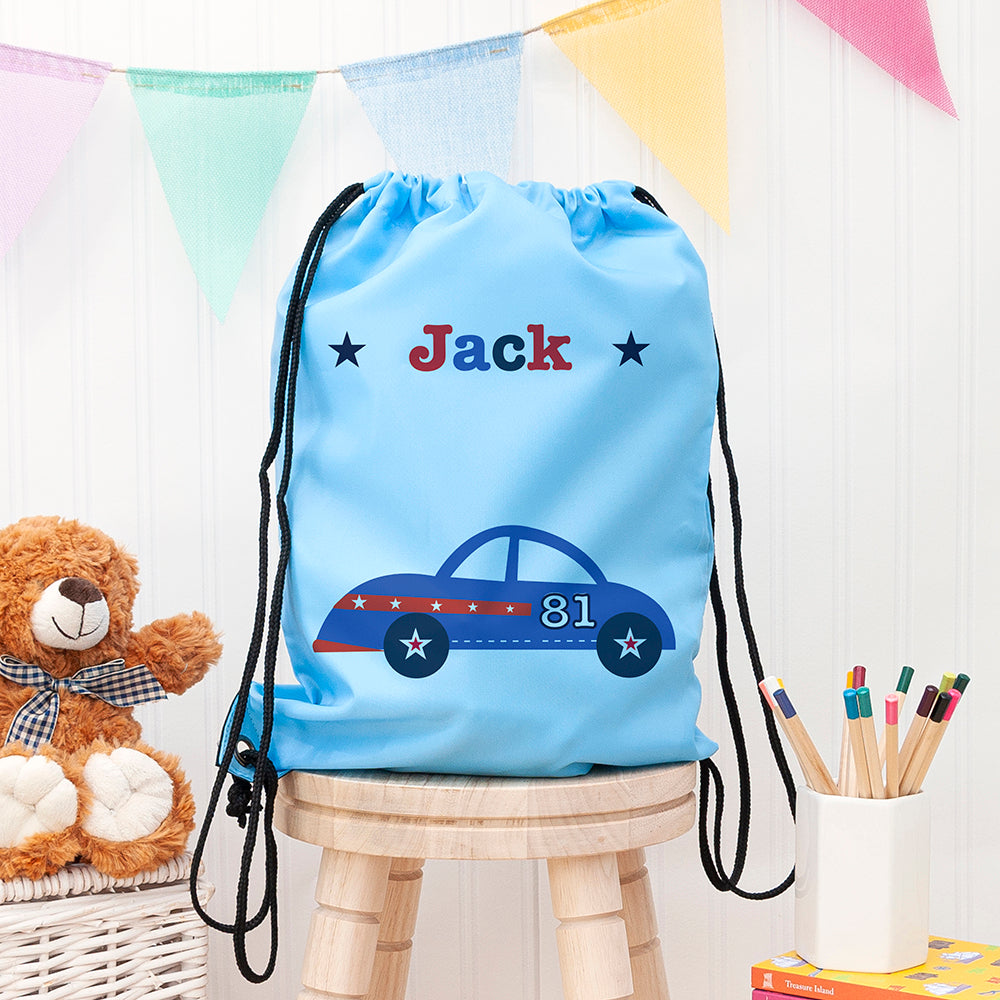 Personalised Boy's Sky Blue Waterproof Swim Bag