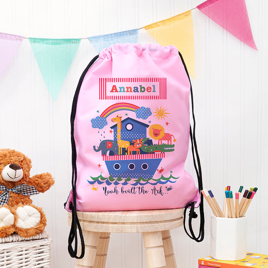 Personalised Children's Noah's Ark Waterproof Swim Bag