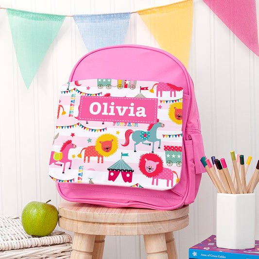 Personalised Circus Rucksack