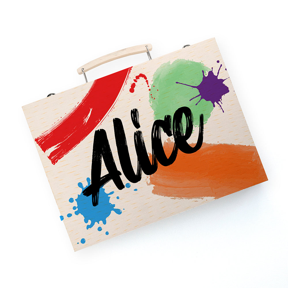 Personalised Colour Splash Drawing Set
