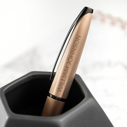Personalised Cross ATX Pen in Rose Gold