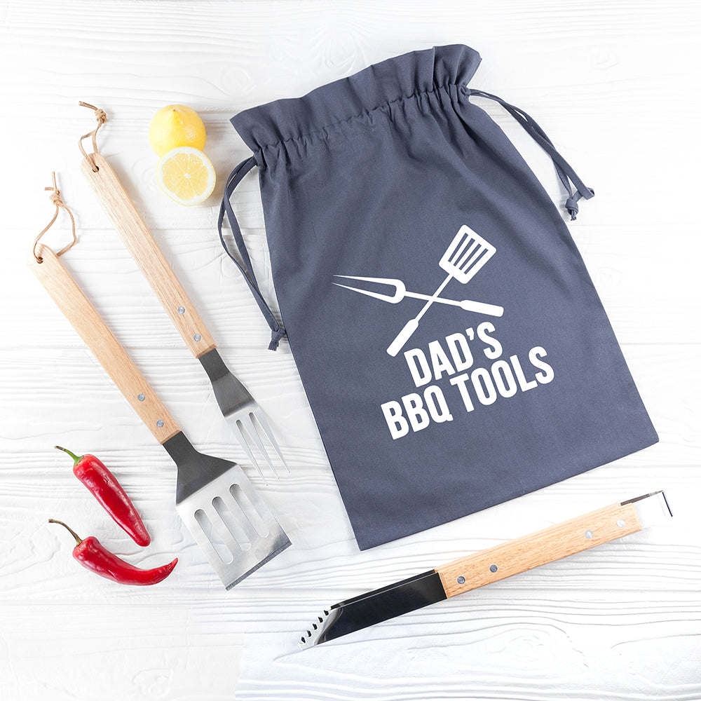 Personalised Dad's BBQ Tool Kit