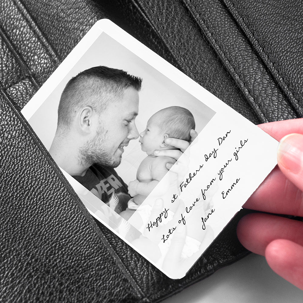 Personalised Dad's Photographic Wallet Keepsake