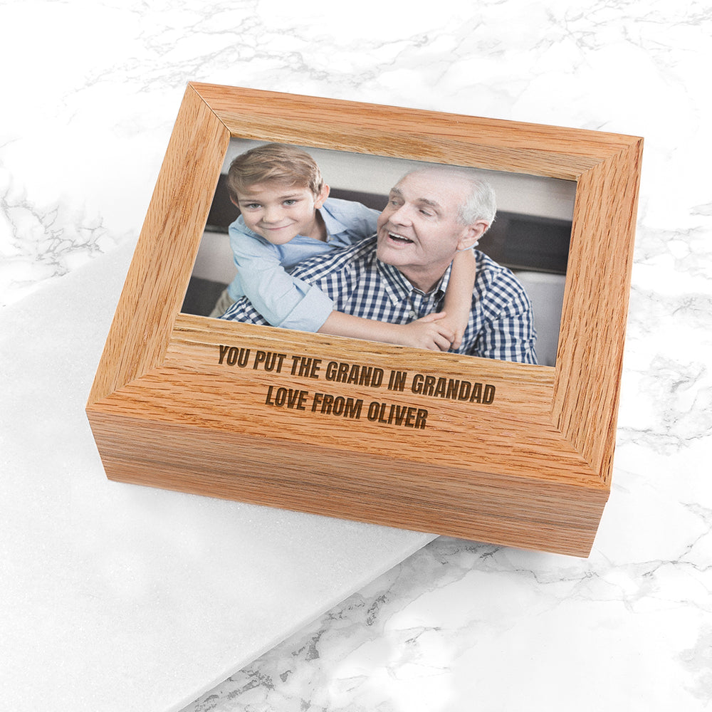 Personalised Father's Day Photo Box
