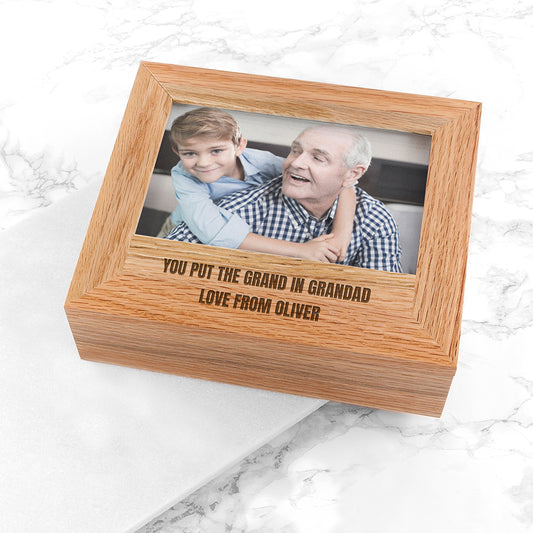 Personalised Father's Day Photo Box