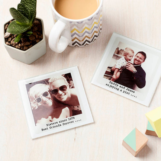 Personalised Glass Photo Coaster