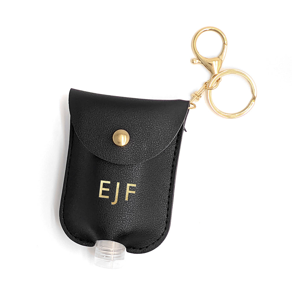 Personalised Hand Sanitiser Holder Keyring 