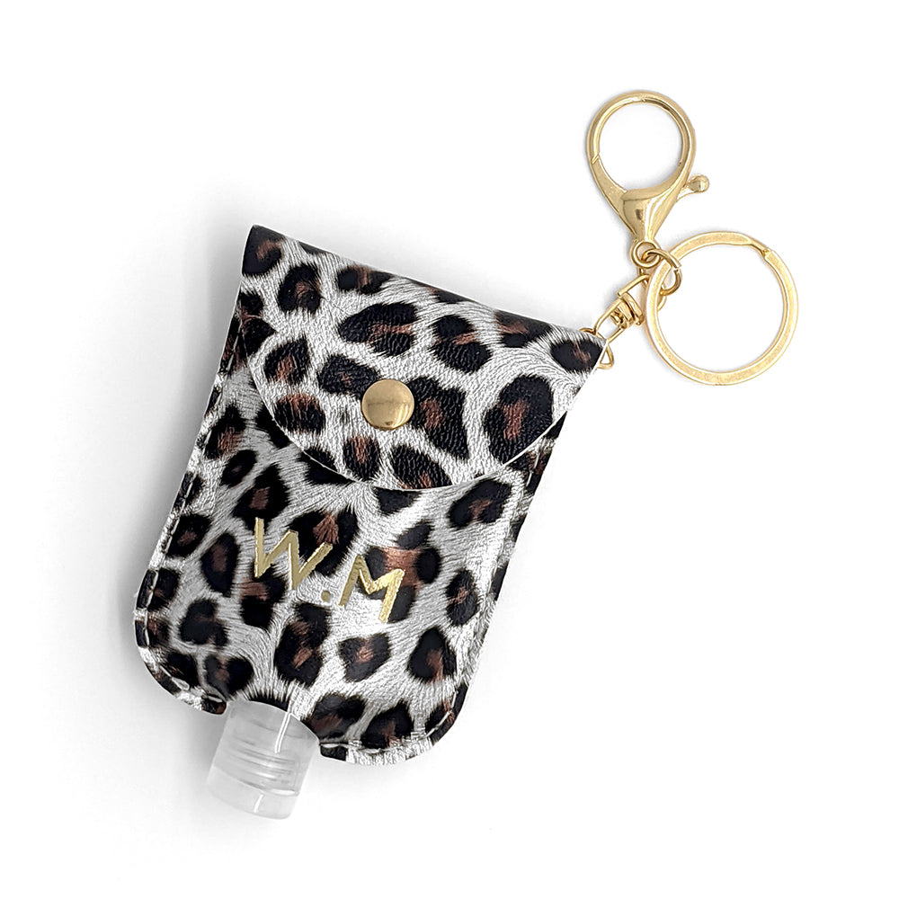 Personalised Hand Sanitiser Holder Keyring 
