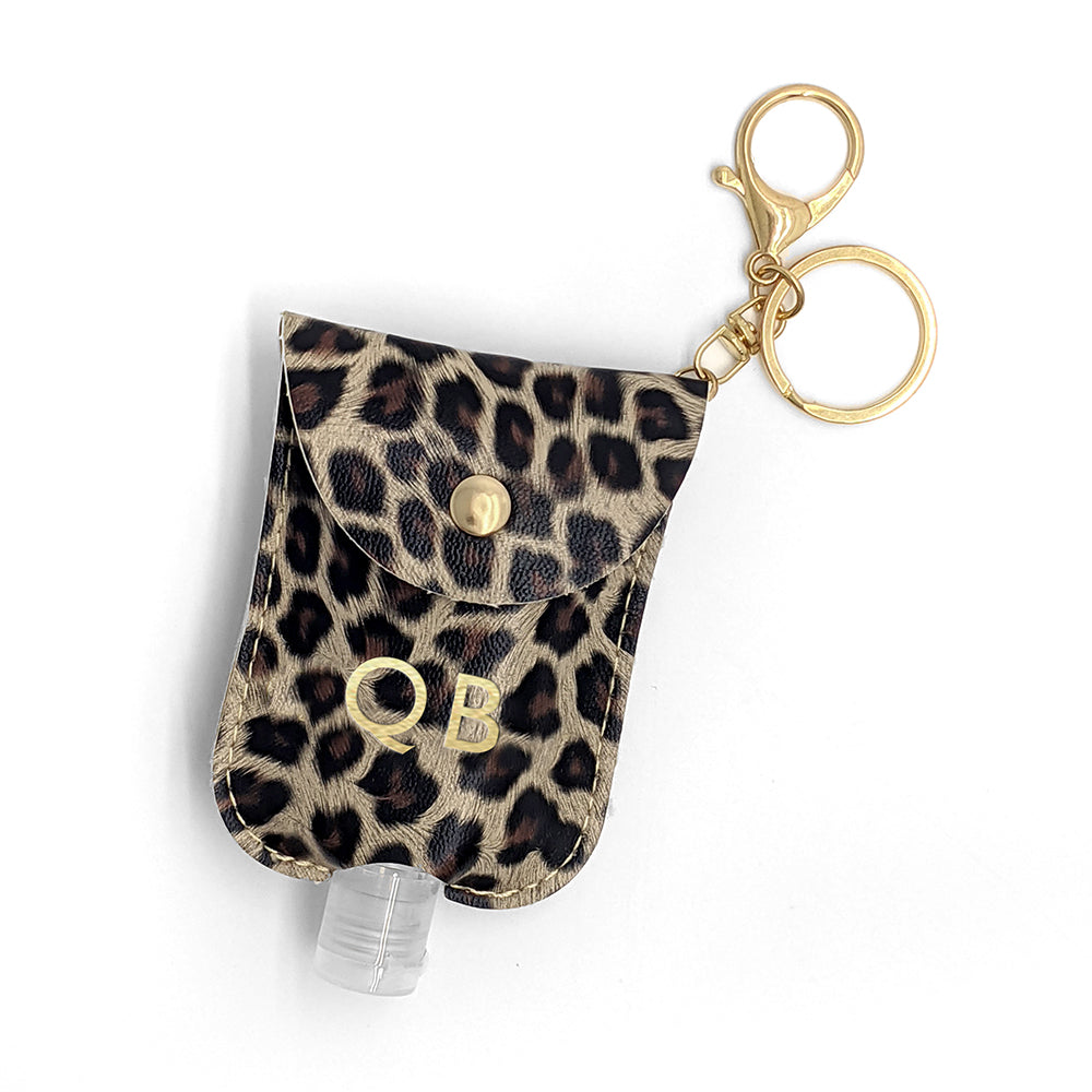 Personalised Hand Sanitiser Holder Keyring 