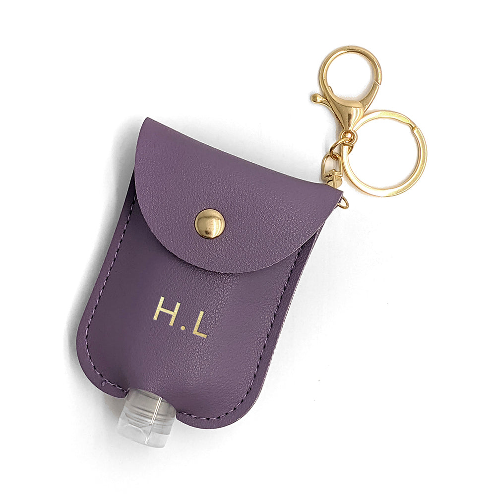 Personalised Hand Sanitiser Holder Keyring 