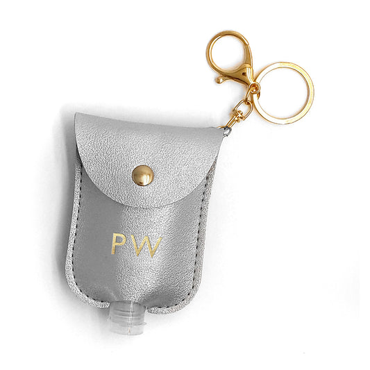 Personalised Hand Sanitiser Holder Keyring 