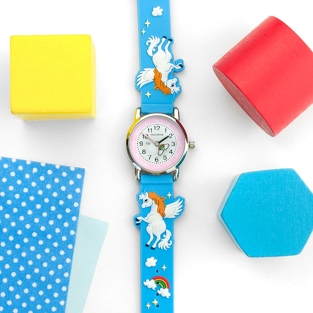 Personalised Kids Rainbow Unicorn Watch